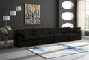 Cozy Black Velvet Cloud Modular Sofa - NY Furniture Direct (NY)