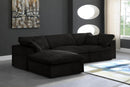 Cozy Black Velvet Cloud Modular Sectional - NY Furniture Direct (NY)