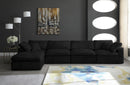 Cozy Black Velvet Cloud Modular Sectional - NY Furniture Direct (NY)