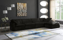 Cozy Black Velvet Cloud Modular Sectional - NY Furniture Direct (NY)