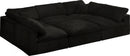 Cozy Black Velvet Cloud Modular Sectional - NY Furniture Direct (NY)