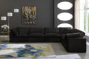 Cozy Black Velvet Cloud Modular Sectional - NY Furniture Direct (NY)