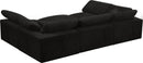 Cozy Black Velvet Cloud Modular Sectional - NY Furniture Direct (NY)