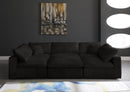 Cozy Black Velvet Cloud Modular Sectional - NY Furniture Direct (NY)