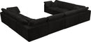 Cozy Black Velvet Cloud Modular Sectional - NY Furniture Direct (NY)