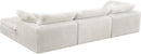 Cozy Cream Velvet Cloud Modular Sectional - NY Furniture Direct (NY)