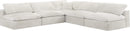 Cozy Cream Velvet Cloud Modular Sectional - NY Furniture Direct (NY)