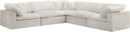 Cozy Cream Velvet Cloud Modular Sectional - NY Furniture Direct (NY)