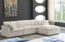Cozy Cream Velvet Cloud Modular Sectional - NY Furniture Direct (NY)