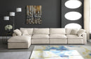 Cozy Cream Velvet Cloud Modular Sectional - NY Furniture Direct (NY)