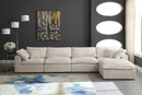 Cozy Cream Velvet Cloud Modular Sectional - NY Furniture Direct (NY)