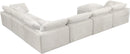 Cozy Cream Velvet Cloud Modular Sectional - NY Furniture Direct (NY)