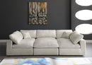 Cozy Cream Velvet Cloud Modular Sectional - NY Furniture Direct (NY)