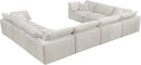 Cozy Cream Velvet Cloud Modular Sectional - NY Furniture Direct (NY)