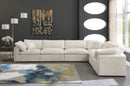 Cozy Cream Velvet Cloud Modular Sectional - NY Furniture Direct (NY)