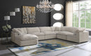 Cozy Cream Velvet Cloud Modular Sectional - NY Furniture Direct (NY)