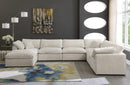 Cozy Cream Velvet Cloud Modular Sectional - NY Furniture Direct (NY)