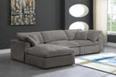 Cozy Grey Velvet Cloud Modular Sectional - NY Furniture Direct (NY)