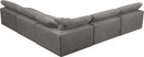 Cozy Grey Velvet Cloud Modular Sectional - NY Furniture Direct (NY)