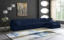 Cozy Navy Velvet Cloud Modular Sectional - NY Furniture Direct (NY)