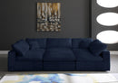 Cozy Navy Velvet Cloud Modular Sectional - NY Furniture Direct (NY)