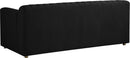Naya Black Velvet Loveseat - NY Furniture Direct (NY)