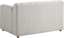 Naya Cream Velvet Chair - NY Furniture Direct (NY)