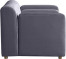 Naya Grey Velvet Chair - NY Furniture Direct (NY)
