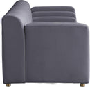 Naya Grey Velvet Sofa - NY Furniture Direct (NY)