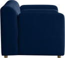 Naya Navy Velvet Chair - NY Furniture Direct (NY)
