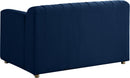 Naya Navy Velvet Chair - NY Furniture Direct (NY)