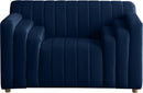 Naya Navy Velvet Chair - NY Furniture Direct (NY)