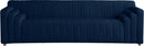 Naya Navy Velvet Sofa - NY Furniture Direct (NY)