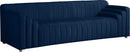 Naya Navy Velvet Sofa - NY Furniture Direct (NY)