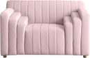 Naya Pink Velvet Chair - NY Furniture Direct (NY)
