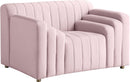 Naya Pink Velvet Chair - NY Furniture Direct (NY)