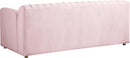 Naya Pink Velvet Loveseat - NY Furniture Direct (NY)