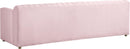 Naya Pink Velvet Sofa - NY Furniture Direct (NY)