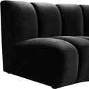 Infinity Black Velvet 12pc. Modular Sectional - NY Furniture Direct (NY)