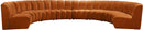 Infinity Cognac Velvet 8pc. Modular Sectional - NY Furniture Direct (NY)
