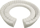 Infinity Cream Velvet 12pc. Modular Sectional - NY Furniture Direct (NY)