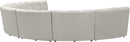 Infinity Cream Velvet 7pc. Modular Sectional - NY Furniture Direct (NY)