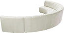 Infinity Cream Velvet 6pc. Modular Sectional - NY Furniture Direct (NY)