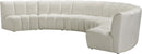 Infinity Cream Velvet 6pc. Modular Sectional - NY Furniture Direct (NY)