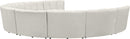 Infinity Cream Velvet 9pc. Modular Sectional - NY Furniture Direct (NY)