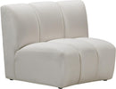 Infinity Cream Velvet Modular Chair - NY Furniture Direct (NY)