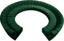 Infinity Green Velvet 11pc. Modular Sectional - NY Furniture Direct (NY)