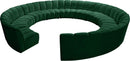 Infinity Green Velvet 12pc. Modular Sectional - NY Furniture Direct (NY)