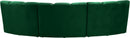 Infinity Green Velvet 3pc. Modular Sectional - NY Furniture Direct (NY)