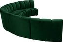 Infinity Green Velvet 5pc. Modular Sectional - NY Furniture Direct (NY)